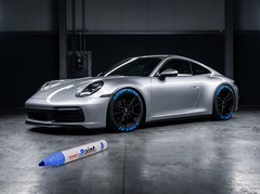 6-Pack Blue Tire Lettering Paint Pens – Waterproof Permanent Marker for Tires