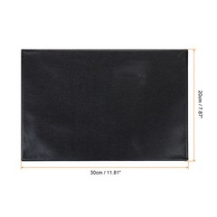 Painting Canvas Panels, 4 Pack 8×12 Inch Rectangle Blank Art Board, Black