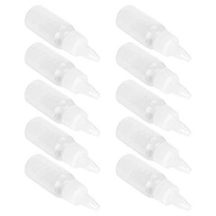 10 Pack 1oz Airbrush Paint Bottles Jars with Ball Jar Mixer Squirt Lid