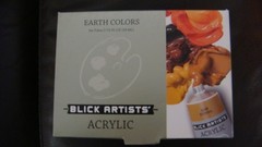 Blick Artists’ Acrylic Paint Set Lot~ Basic & Earth & portrat Colors ~18 Tubes
