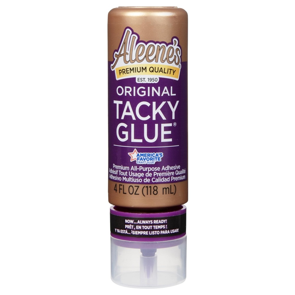 Aleene’s Orignial Tacky Glue for Crafts in Always Ready Bottle, Nontoxic, Dries
