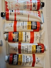 Lot 15 Artist Paint Tubes Acrylic Colors LIQUITEX & ULTRECHT LINENS USA Made!