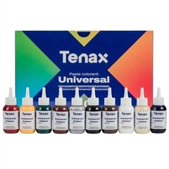 Tenax Universal Coloring Kit – 10-Color Stone Adhesive Pigment Kit, 2.5 oz Each