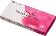 Kusakabe Transparent Watercolor Paint, Set of 12, 0.16 fl oz (5 ml) (No.2)