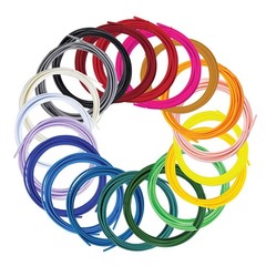 3Doodler Flow The Original 3D Printing Pen Filament REFILLS 20-3 Meters Colors