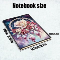 5D DIY Diamond Art Painting Notebook Sketchbook Rhinestone Art Craft Kit Set