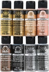 Metallic Acrylic Craft Paint Set – 8 Non-Toxic Colors, Perfect for Beginners