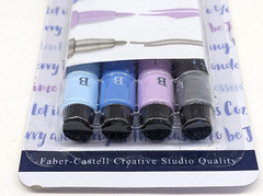 Faber-Castell Winter Lettering 4-Pitt Artist Pens India Ink B & 1.5 Brush Nibs
