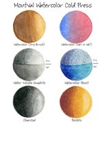 15 PCS Montval Watercolor Paper Fold Over Block 140lb/300g Fits 12×16 Inch