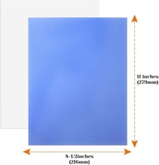Colored Vellum Paper 9 Colors 8.5×11 45 Sheets Transparent Tracing Paper For Dra