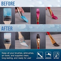 4-Ounce Airbrush Cleaning Solution for Paints and Makeup – Non-Toxic
