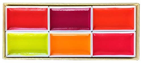 [US Tax Paid] Kissho Gansai LUMI Accent 6 Color Set Watercolor Paint NEW