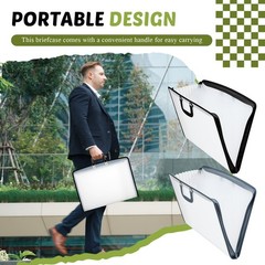 2 Pack 11 x 17 Art Portfolios, Expanding File Organizer with 13 Pocket for Ar…