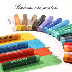 24 Colors Soft Oil Pastels Set Creamy Texture Art Drawing Blending Shading