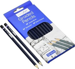 Tallon Sketching Pencils Pack of 12, color may vary