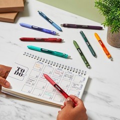Assorted Colors Gel Pens, Ergonomic Comfort Grip, Ideal for All Ages – 6 Count