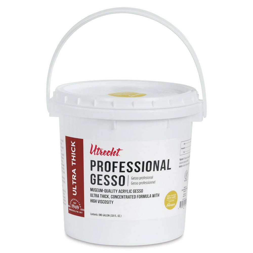Utrecht Professional Acrylic Gesso – 128 oz