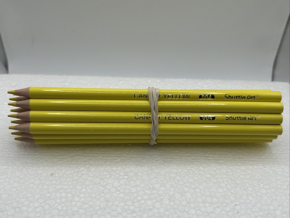 (20 COUNT) CANARY YELLOW 004 – Shuttle Art Colored Pencils