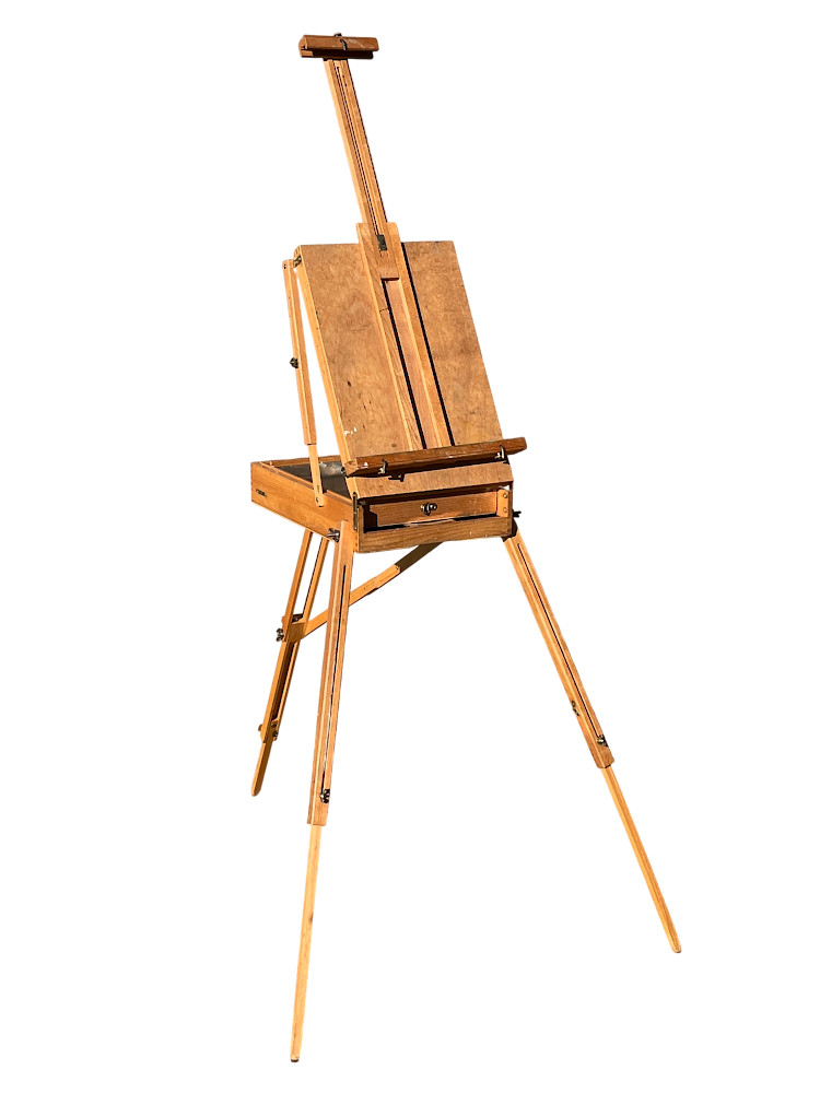 Jullian Paris Beechwood Full-Size Folding French Box Easel w/ Drawer