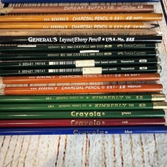 Vintage 1990s Artist Drawing Pencil Lot General’s Faber-Castell Crayola USA