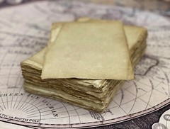 25 pack A4 A5 Antique Vintage Handmade Deckle Edge Paper Custom Stationery