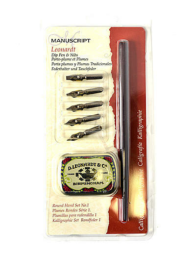 Manuscript Chronicle Round Hand 1 Dip Pen Set – round hand 1 set – [PACK OF 2]