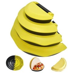 4-in-1 Nesting Tortilla Sealer & Crimper—4/6/8/10-Inch Sizes