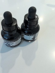 2 Daler Rowney FW ARtsits Acrylink Ink Bottles 29.5mL 1oz Black 50761913 New