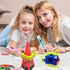 3D Printing Pen Set 3D Drawing Pen with Led Display 12 Color Filament For Kid