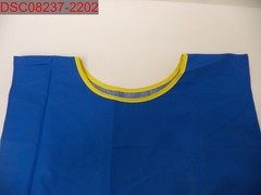 Stain, School Smart Adult Blues Vinyl Waterproof Art Apron, One Size 02045151020