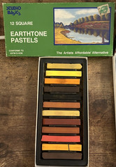 SMi hard pastels LOT – 24 ASSORTED + 12 EARTH TONES + 12 GREY