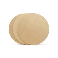 Wood Circles 14 inch 1/4 inch Thick, Unfinished Birch Sign Rounds | Woodpeckers
