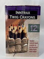 Vtg Inntrax Twig Crayons Natural Wood Bark Set Rustic Art Poland 12 + Xtra