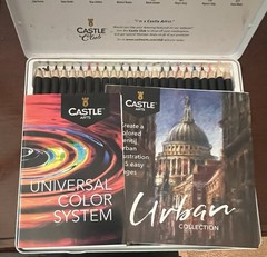 Castle Arts Colored Pencils Urban Collection 24 Pencils