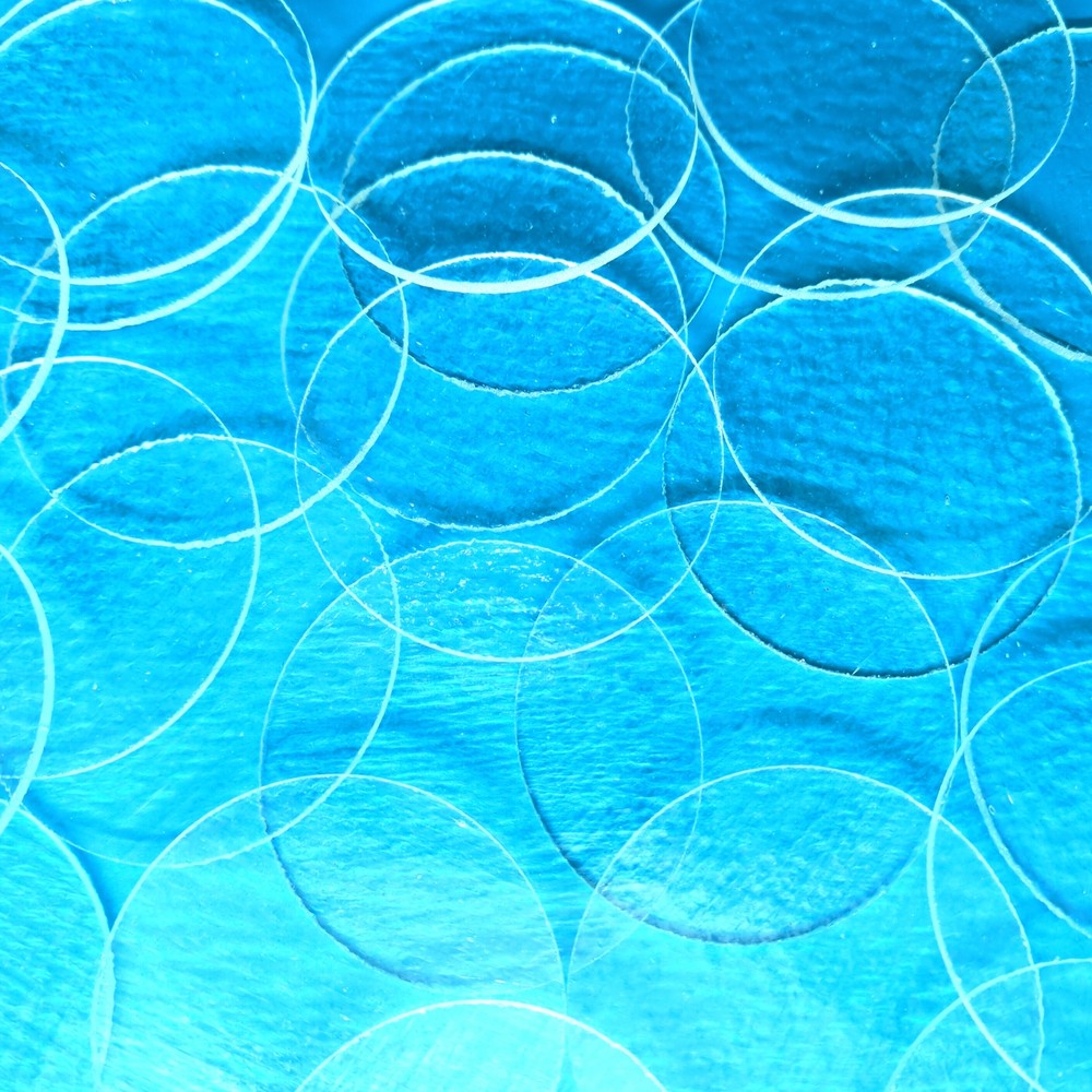 Clear Fusible Precut Circles COE 96 Glass Blanks – 5 Sizes Available