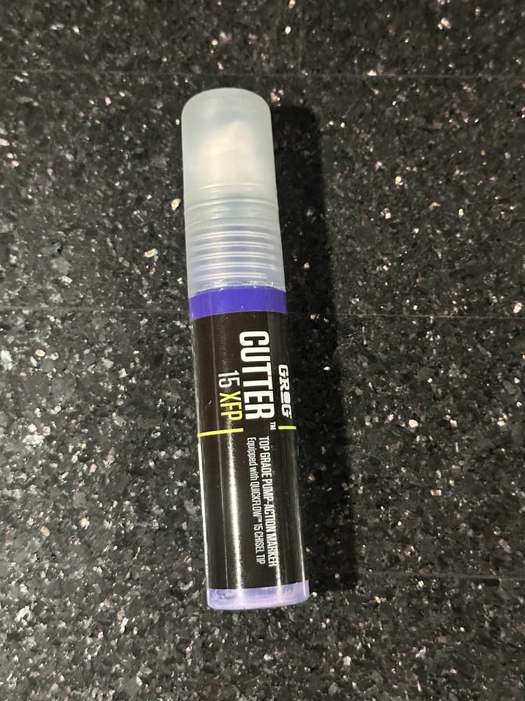 Grog Cutter 15 XFP 15mm Chisel Tip Paint Marker Graffiti Art (Purple)