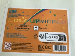 288 Premium Colourworld Fine Tip Felt Pens 12 Colours Colouring Pens Washable