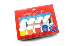 Faber Castell 160401 Other Paint 12 Colours Gouache PB423