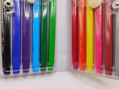 Pentel Arts Color Pen Box of 12 S360-12 Fine Point Color Markers NEW!