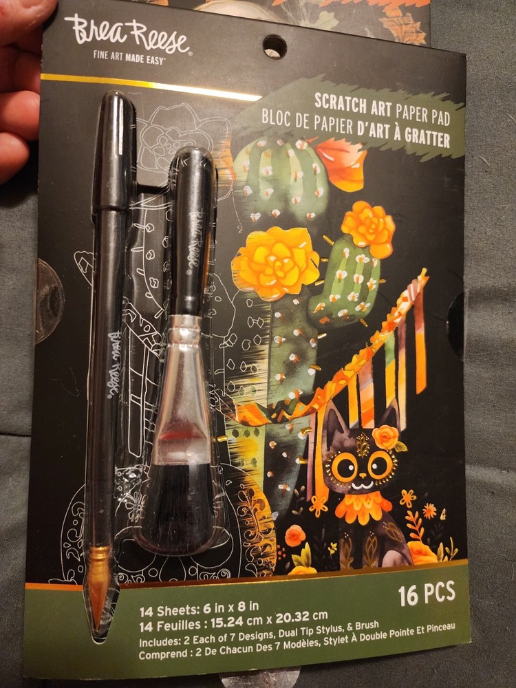 Brea Reese Scratch Art Paper Pad