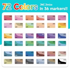72 Colors Acrylic Paint Markers, Soft Brush Tip Acrylic Markers Set, Dual-Col…