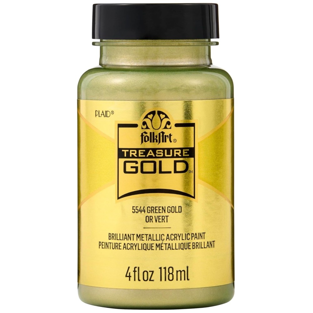 Brilliant Green Gold Paint – Treasure Metallic