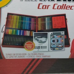 Crayola Virtual Design Pro Cars Collection Markers Pencils Sealed 2014