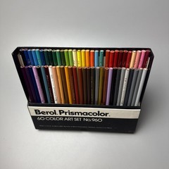 Vintage Unsharpened Prismacolor No. 960 Colored Pencils Full Set Of 60
