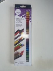 Oil Pastels 25 Assorted Colour Pack – Colours As Shown – Daler Rowney Simply
