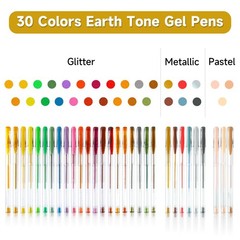 Shuttle Art 60 Pack Earth Tone Gel 1 Count (Pack of 60), 60