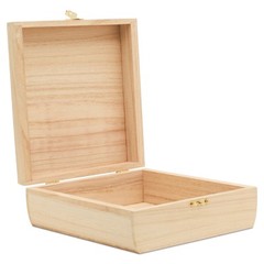Cigar Box Empty Wooden 7″ Small Wooden Gift Box for Crafts/Jewelry | Woodpeckers
