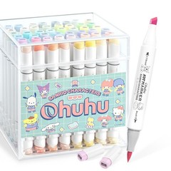 Ohuhu x Sanrio Limited Edition Pastel 48 Colors Marker Pen Set