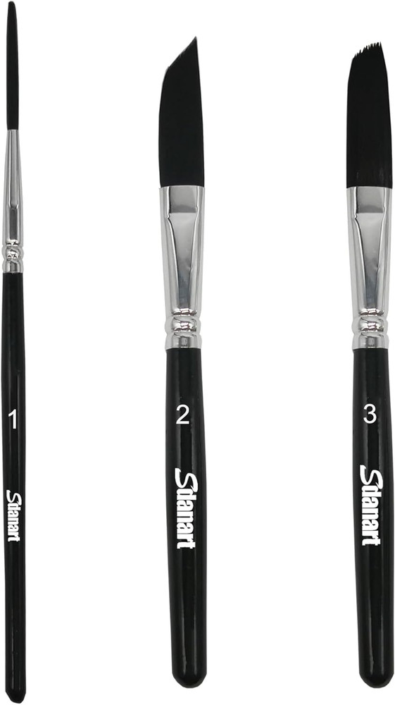 Pinstriping Brush 3 Pcs High Performance Striping Brushes, Long Liner