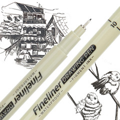 12Pcs Fine Tip Manga Drawing Pens Needle Line Art Sketch Marker Set